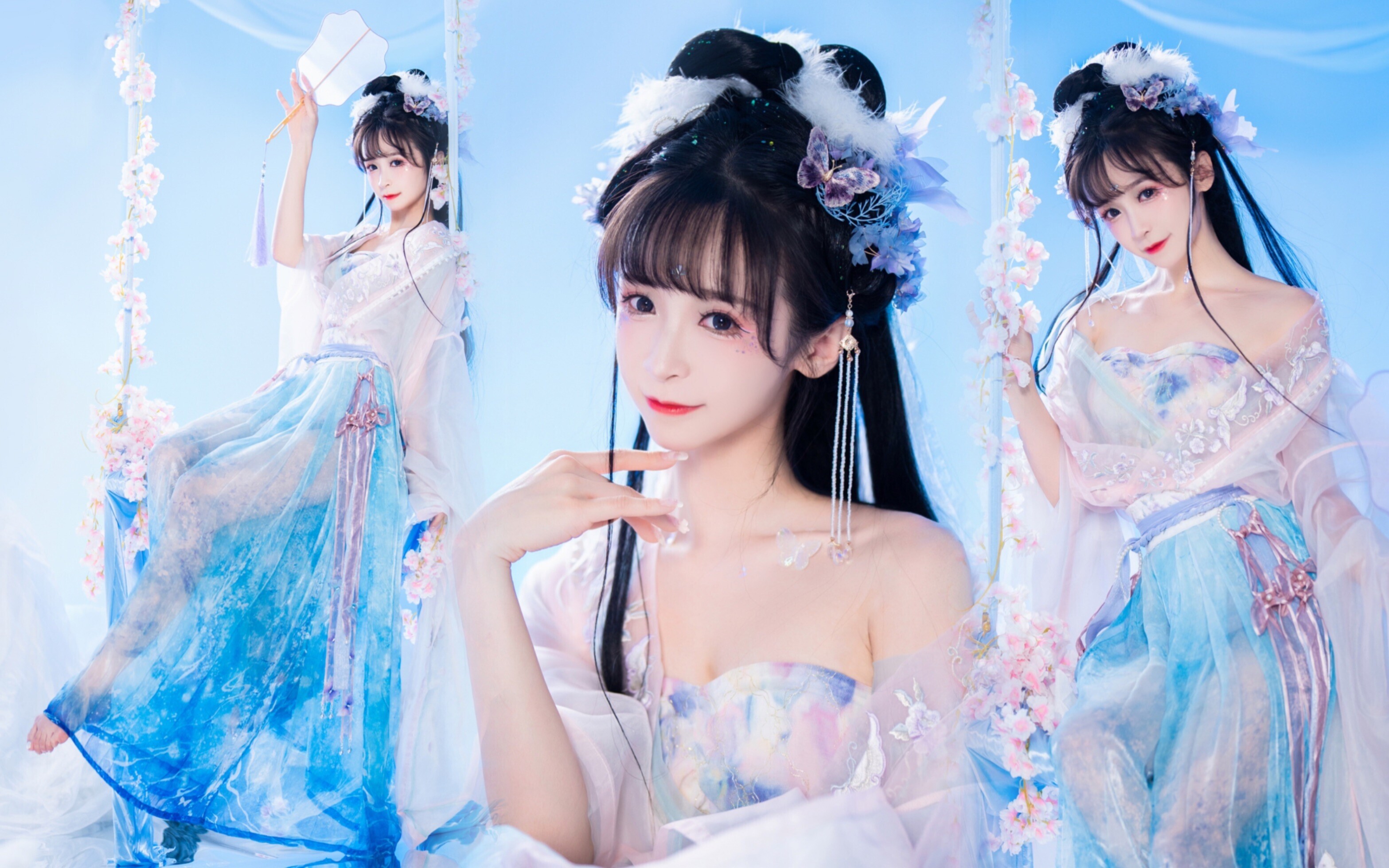 小肉兔能有什么坏心思？不过是偷穿啦嫦娥姐姐的衣服捏！