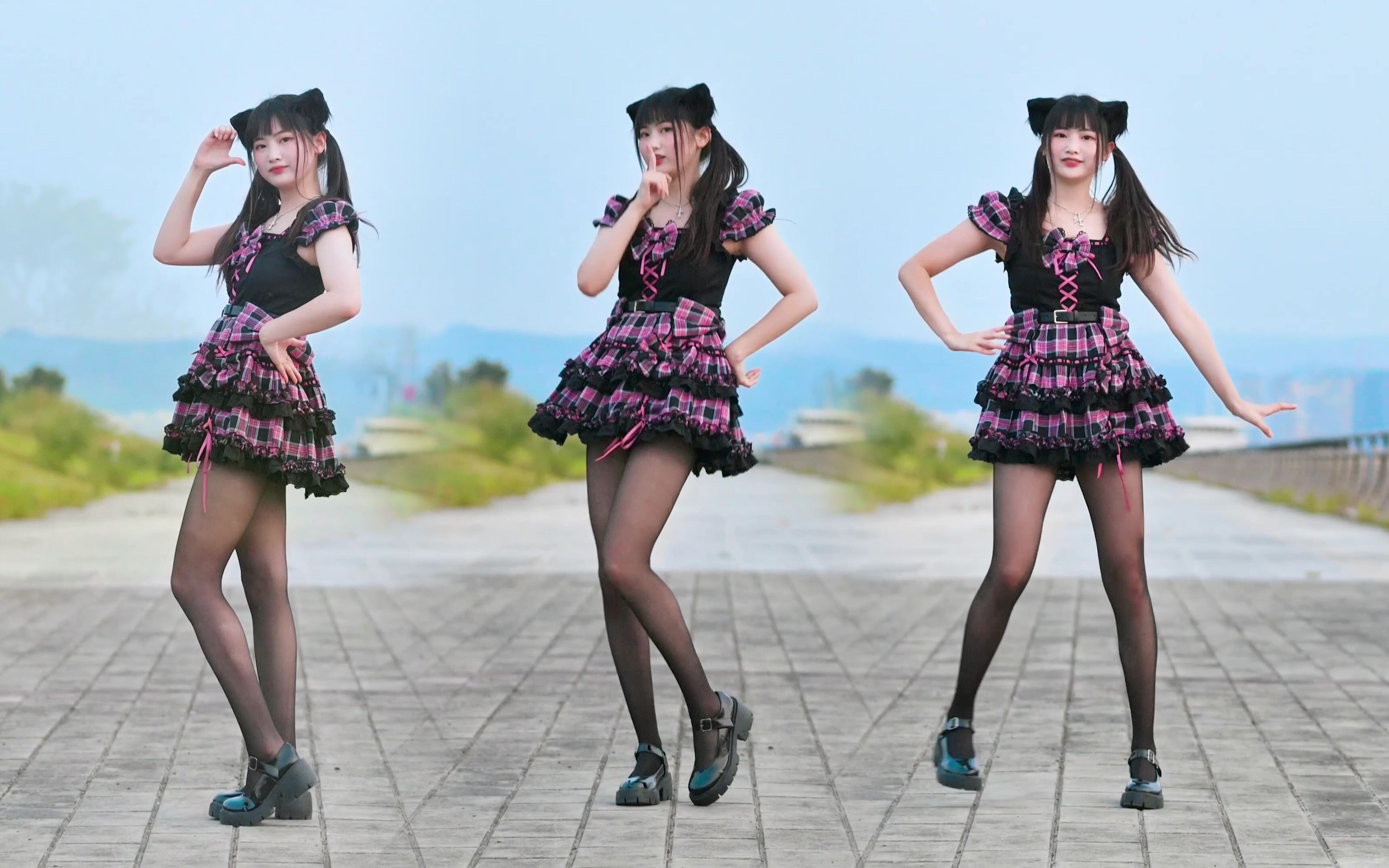 羞涩可爱的黑丝猫娘小姐姐一枚吖~girls之舞